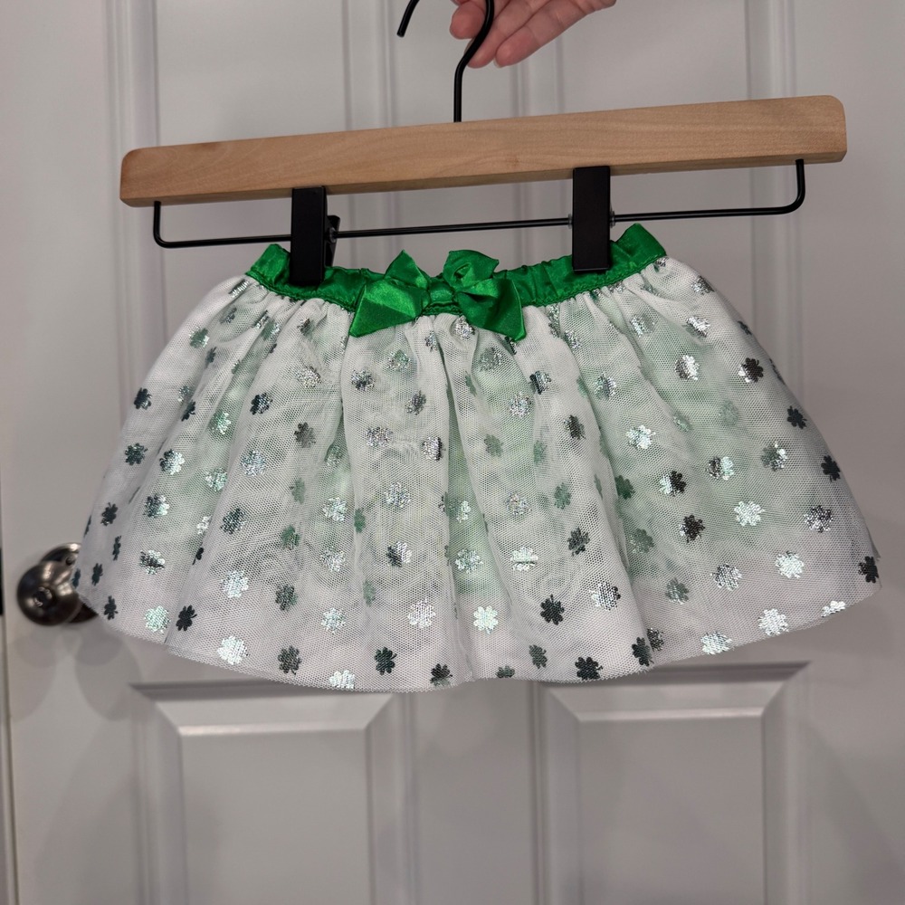 Koala Kids Baby Girls St Patricks Day Shamrock Tutu Skirt Size 6-9 Months